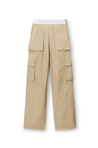 Mid-Rise Cargo Rave Pants in Cotton Twill