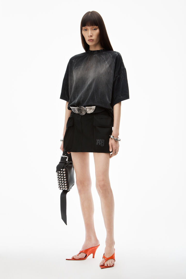 Cargo Mini Skirt with Oversize Pockets