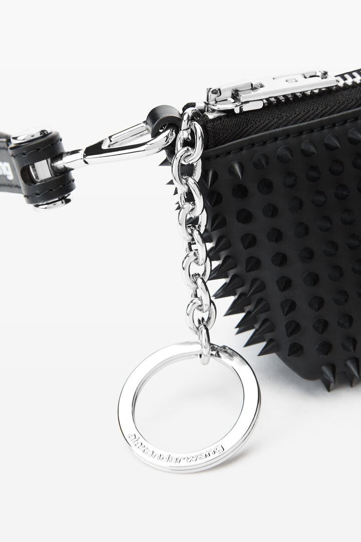 coin purse in rubberized spikes