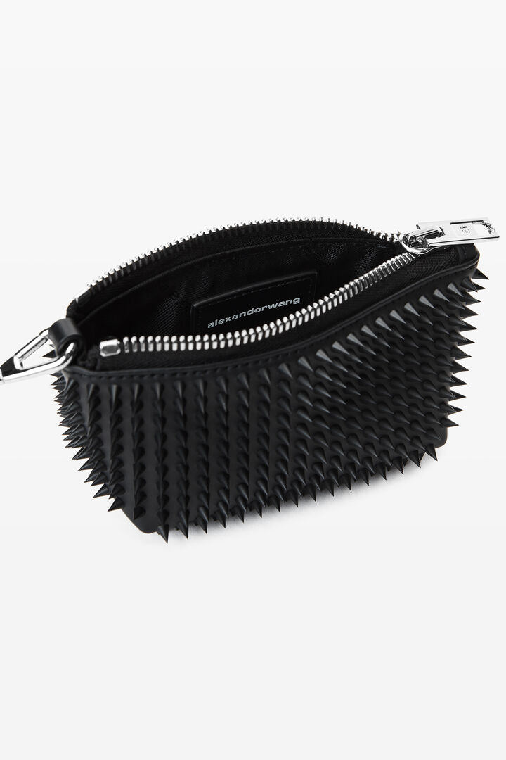 coin purse in rubberized spikes