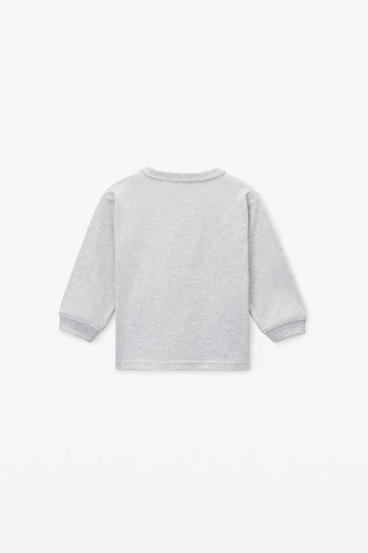 KIDS LOGO LONG SLEEVE TEE IN ESSENTIAL JERSEY