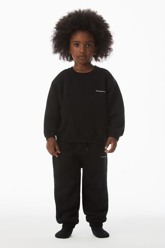 KIDS LOGO SWEATSHIRT IN ESSENTIAL TERRY