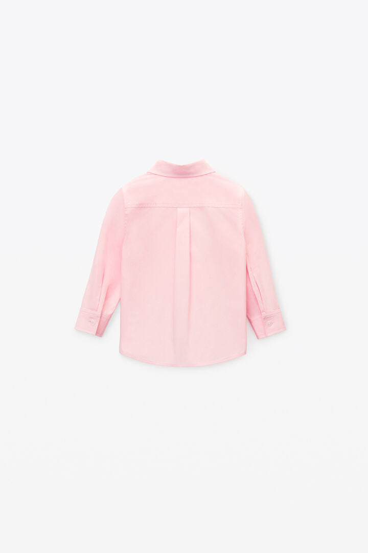 KIDS BUTTON DOWN SHIRT IN COMPACT COTTON