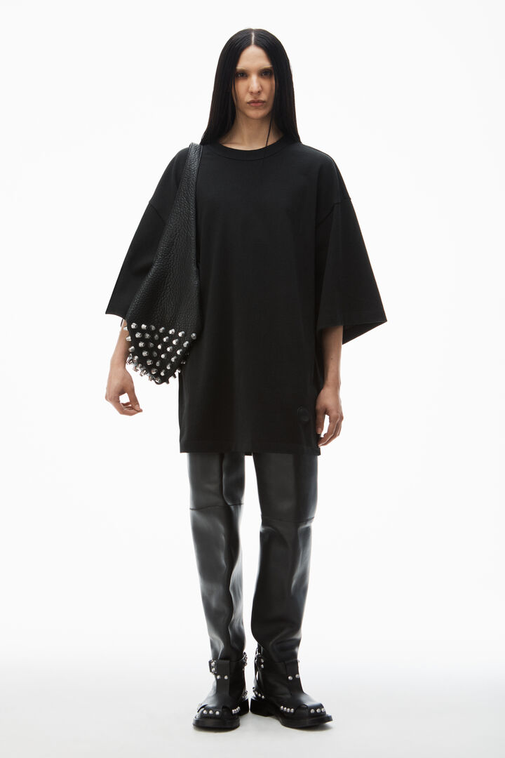 oversize drop-sleeve tee in japanese cotton jersey