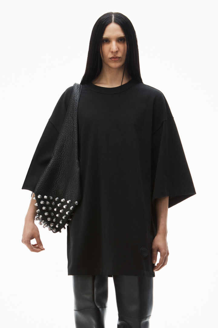 oversize drop-sleeve tee in japanese cotton jersey